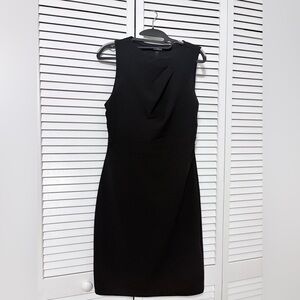 Express Black Midi Dress Workweae